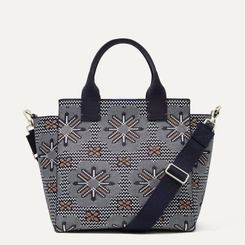 Rothy's Navy Sunburst Handbag NWT